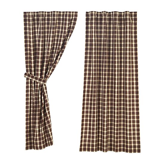 Vhc Brands Rory Rod Pocket Light-Filtering Set of 2 Curtain Panel
