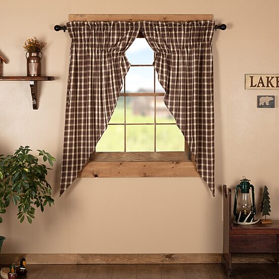 Vhc Brands Rory Prairie Rod Pocket Light-Filtering Set of 2 Curtain Panel