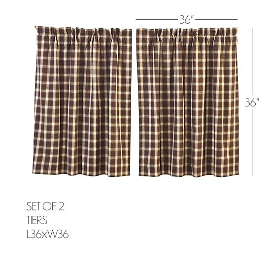 Rory 2-pc. Rod Pocket Window Tier