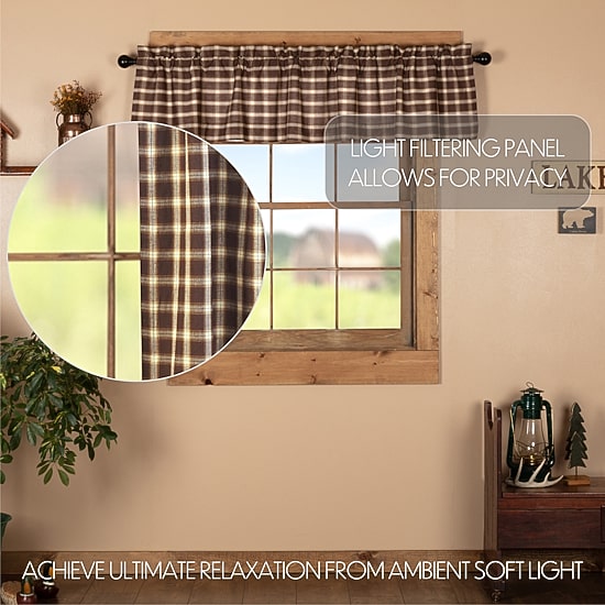 Vhc Brands Rory Rod Pocket Tailored Valance