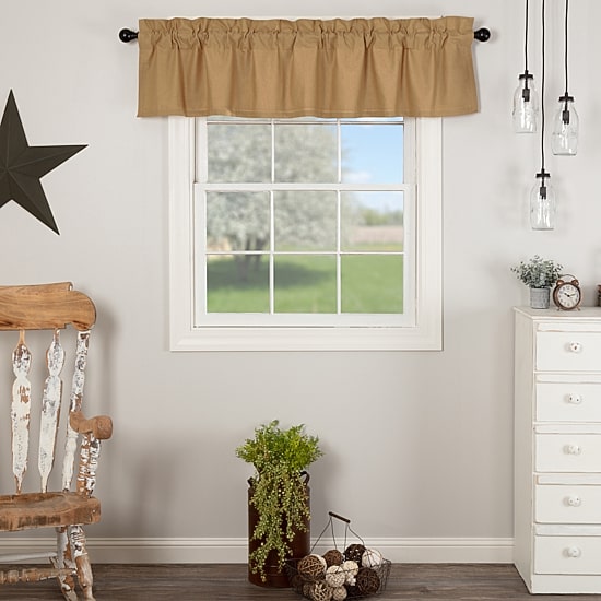 Vhc Brands Simple Life Rod Pocket Tailored Valance