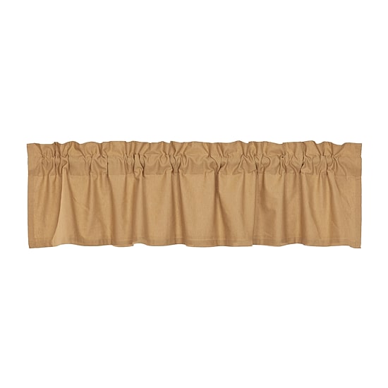 Vhc Brands Simple Life Rod Pocket Tailored Valance
