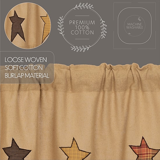 Vhc Brands Stratton Rod Pocket Embellished Light-Filtering Set of 2 Curtain Panel