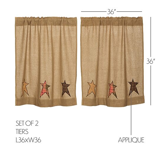 Vhc Brands Stratton 2-pc. Rod Pocket Window Tier