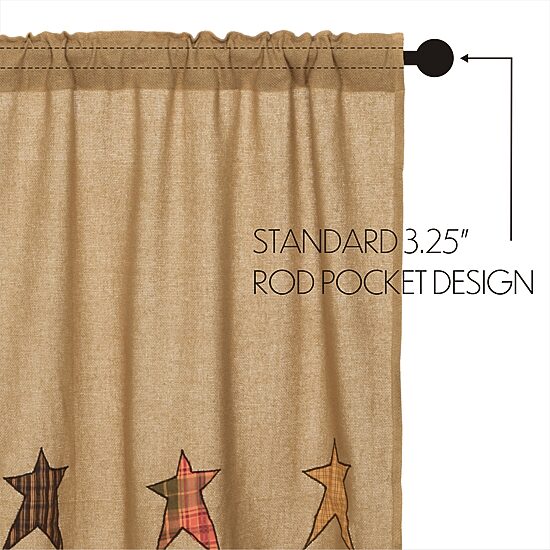Vhc Brands Stratton 2-pc. Rod Pocket Window Tier