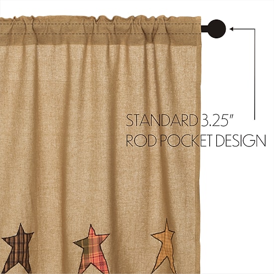 Vhc Brands Stratton Rod Pocket Tailored Valance