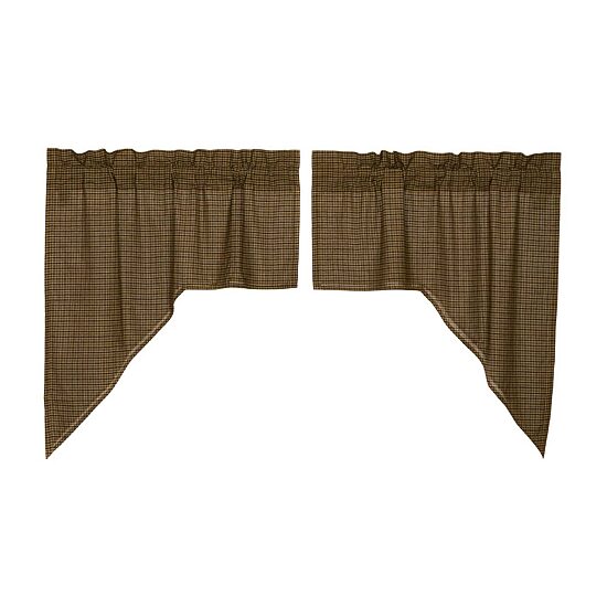 Vhc Brands Tea Cabin Swag Rod Pocket Tailored Valance