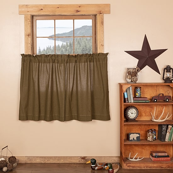Vhc Brands Tea Cabin 2-pc. Rod Pocket Window Tier