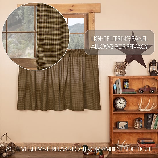 Vhc Brands Tea Cabin 2-pc. Rod Pocket Window Tier