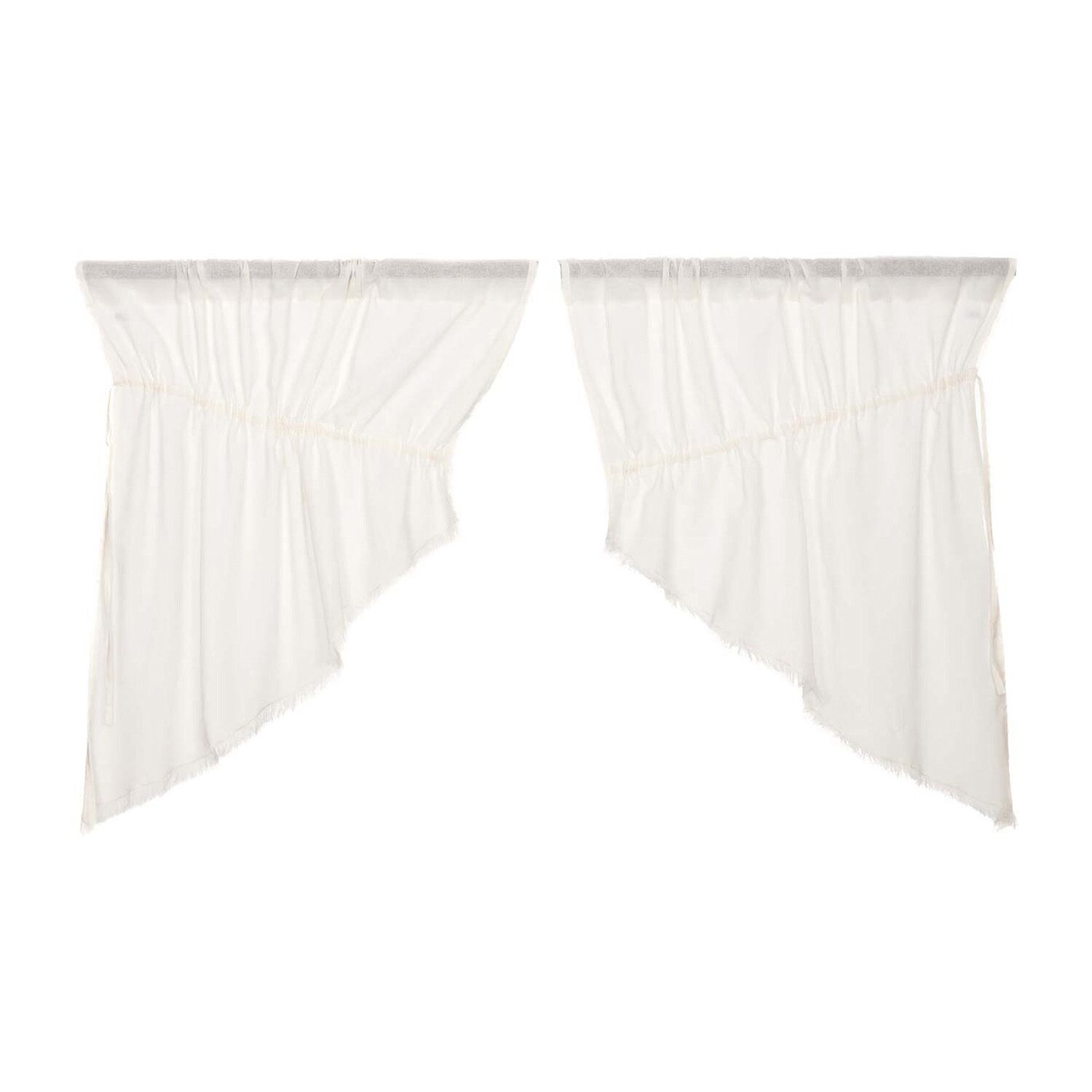 Vhc Brands Tobacco Cloth Prairie Swag Rod Pocket Tailored Valance