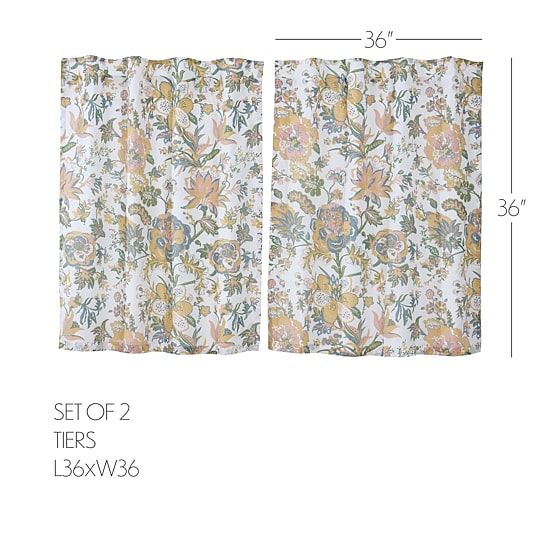 Vhc Brands Wilder 2-pc. Rod Pocket Window Tier