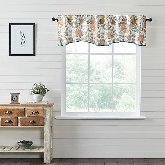 Vhc Brands Wilder Rod Pocket Scallop Valance