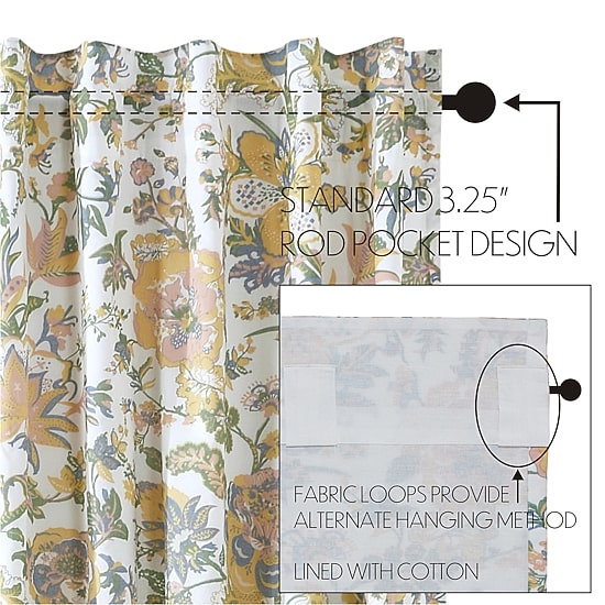 Vhc Brands Wilder Rod Pocket Scallop Valance