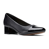 closed toe dress shoes Haimao Women's Wedge Low Heel Pumps Comfotable Shoes White 9(42) Made of soft Ankis Black Closed Toe Heels