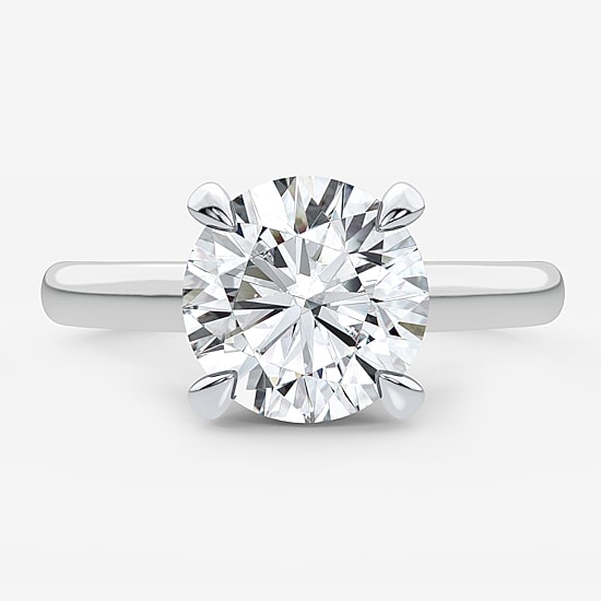 2 1/5 CT. T.W. (G-H / SI1-SI2) Lab-Grown Diamond Solitaire Engagement Ring in 14K Gold