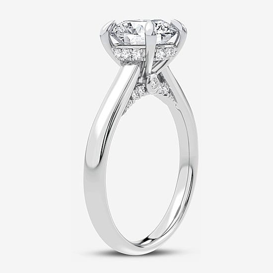 2 1/5 CT. T.W. (G-H / SI1-SI2) Lab-Grown Diamond Solitaire Engagement Ring in 14K Gold