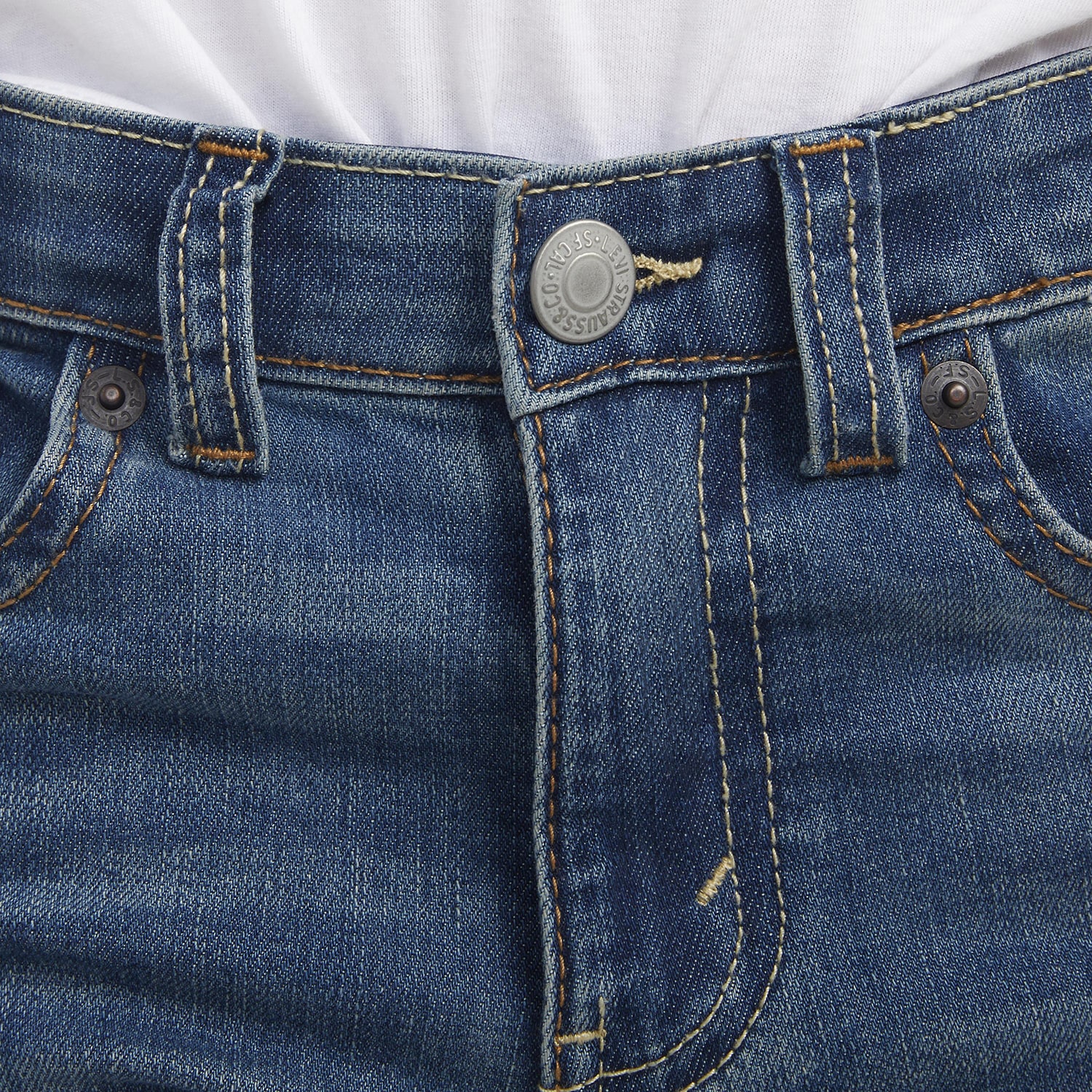Levi's® Little Boys Adjustable Waist 510™ Skinny Fit Denim Jean