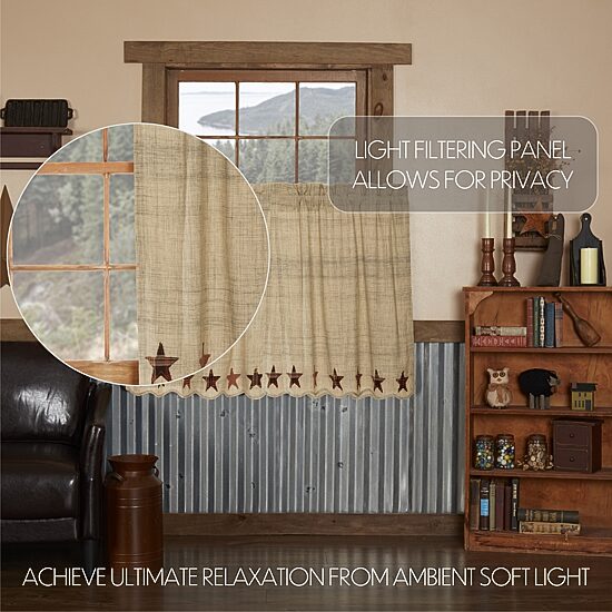 Vhc Brands Abilene Star 2-pc. Rod Pocket Window Tier