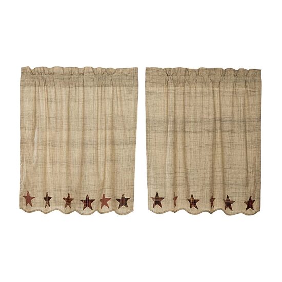 Vhc Brands Abilene Star 2-pc. Rod Pocket Window Tier