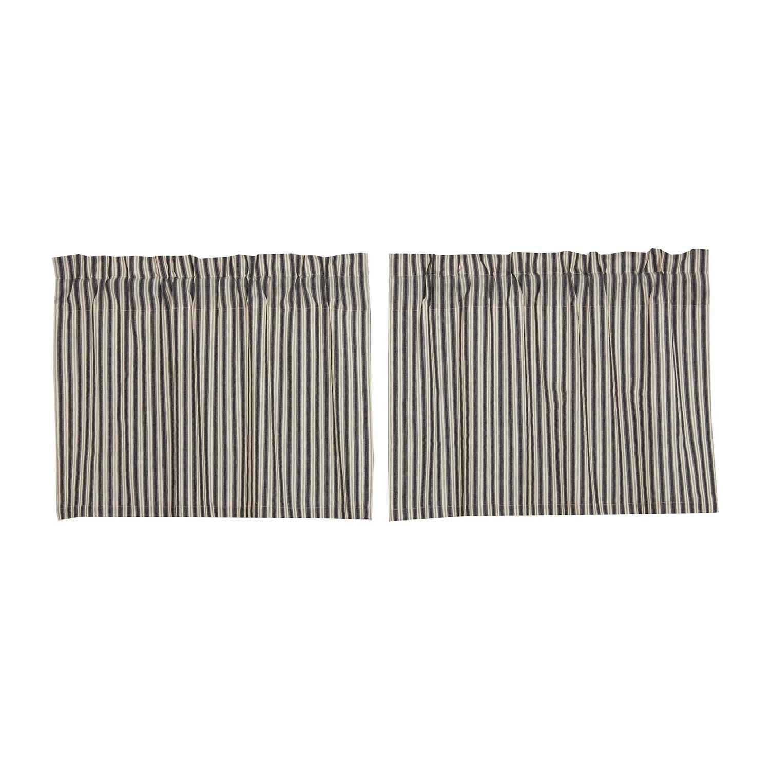Vhc Brands Ashmont Ticking 2-pc. Rod Pocket Window Tier
