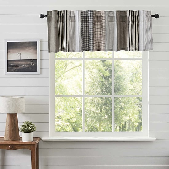 Vhc Brands Ashmont Patchwork Rod Pocket Tailored Valance