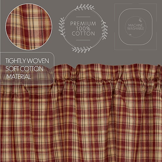 Vhc Brands Beckham Rod Pocket Tailored Valance