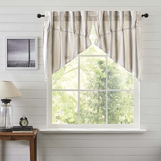 Vhc Brands Grace Prairie Swag Rod Pocket Tailored Valance