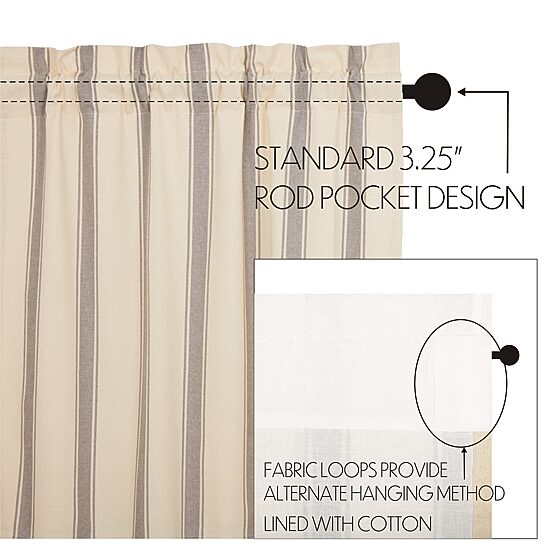 Vhc Brands Grace Prairie Swag Rod Pocket Tailored Valance