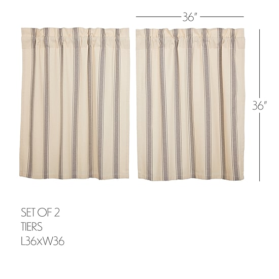 Vhc Brands Grace 2-pc. Rod Pocket Window Tier