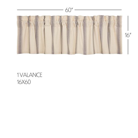 Vhc Brands Grace Rod Pocket Tailored Valance