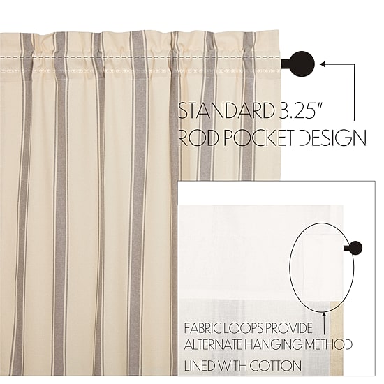 Vhc Brands Grace Rod Pocket Tailored Valance