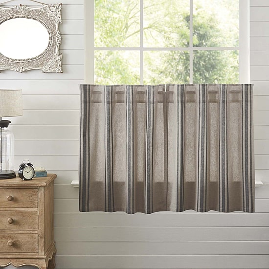 Vhc Brands Grain Sack 2-pc. Rod Pocket Window Tier