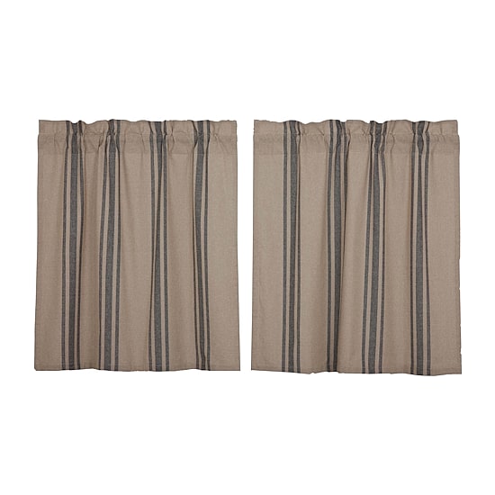 Vhc Brands Grain Sack 2-pc. Rod Pocket Window Tier
