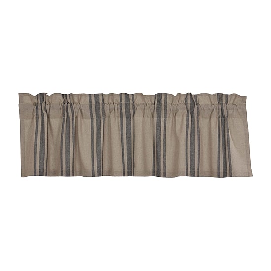 Vhc Brands Grain Sack Rod Pocket Tailored Valance