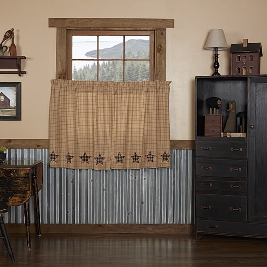 Vhc Brands Bingham Star 2-pc. Rod Pocket Window Tier