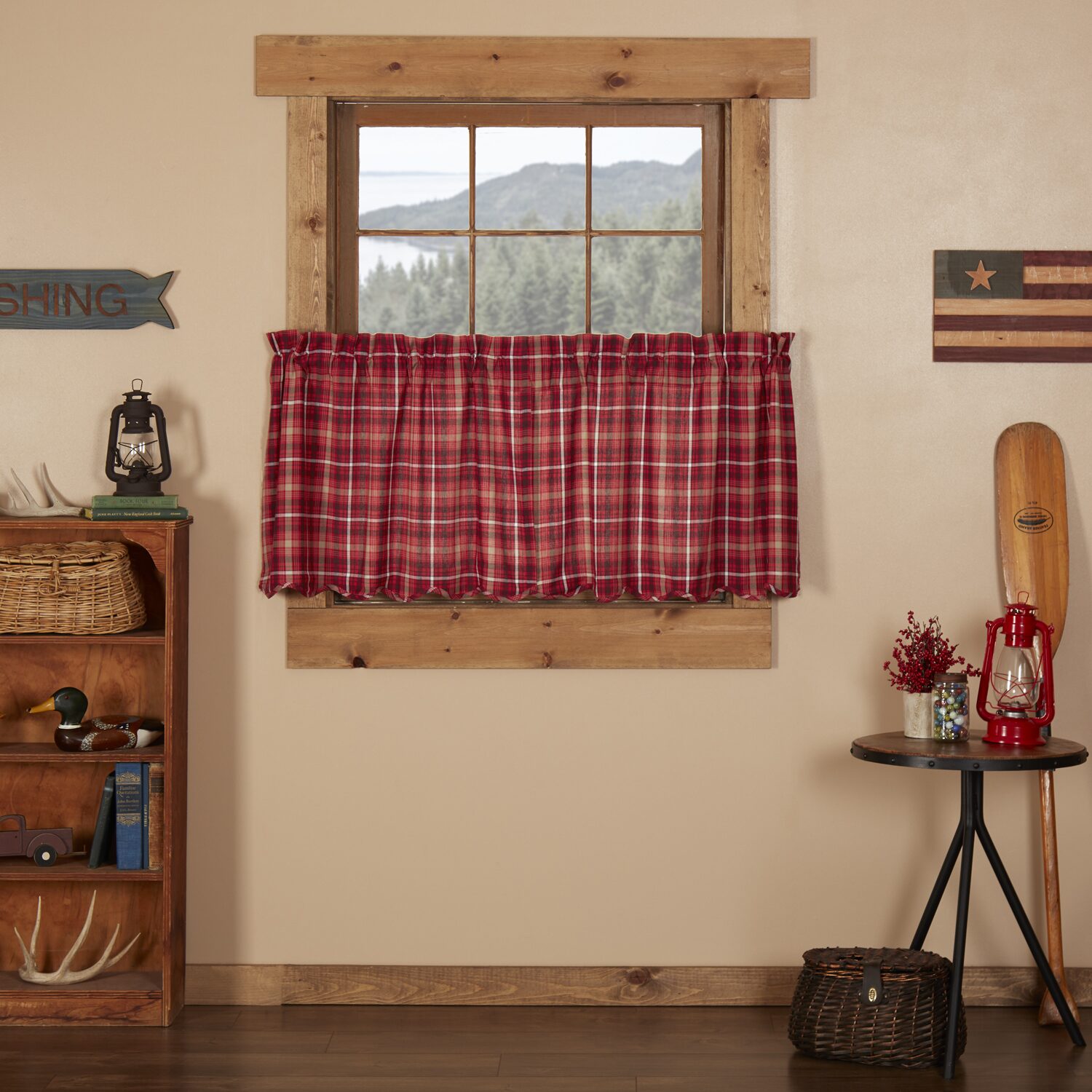 Vhc Brands Braxton 2-pc. Rod Pocket Window Tier