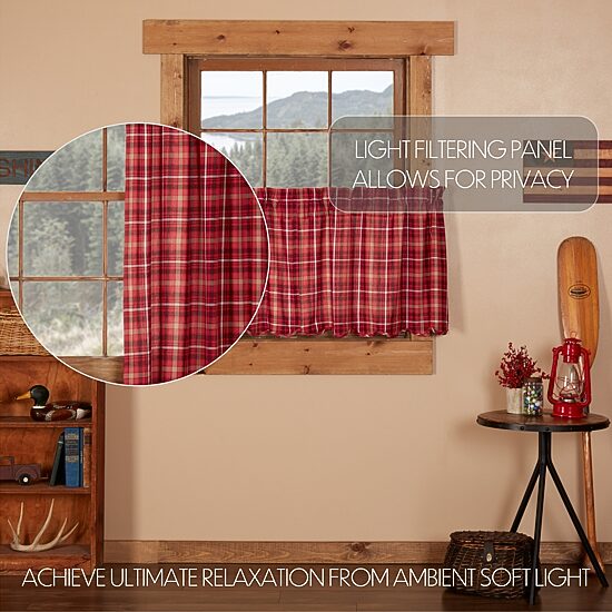 Vhc Brands Braxton 2-pc. Rod Pocket Window Tier