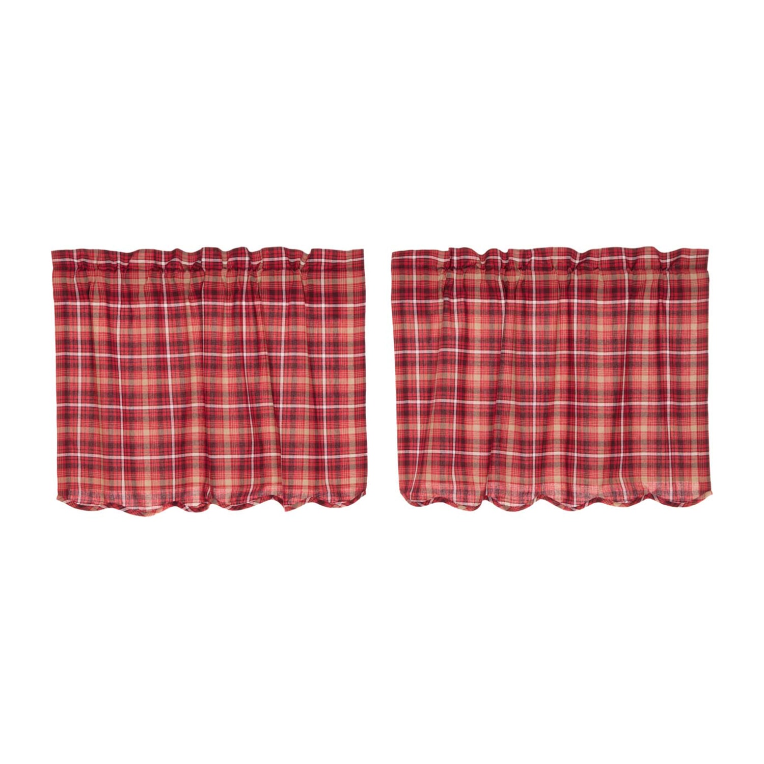 Vhc Brands Braxton 2-pc. Rod Pocket Window Tier