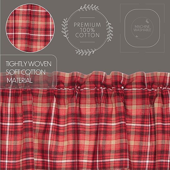 Vhc Brands Braxton Rod Pocket Scallop Valance