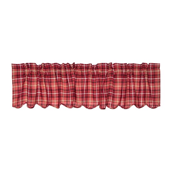 Vhc Brands Braxton Rod Pocket Scallop Valance