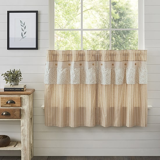 Vhc Brands Camilia 2-pc. Rod Pocket Window Tier