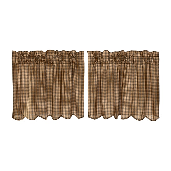 Vhc Brands Cedar Ridge 2-pc. Rod Pocket Window Tier