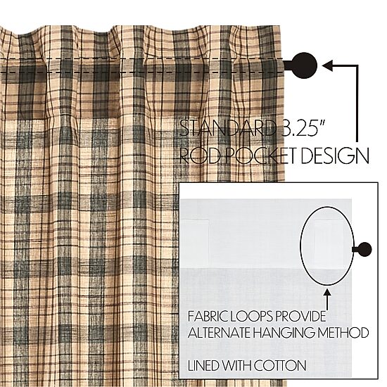 Vhc Brands Cider Mill Swag Rod Pocket Tailored Valance