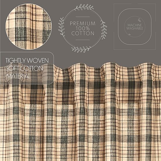 Vhc Brands Cider Mill 2-pc. Rod Pocket Window Tier