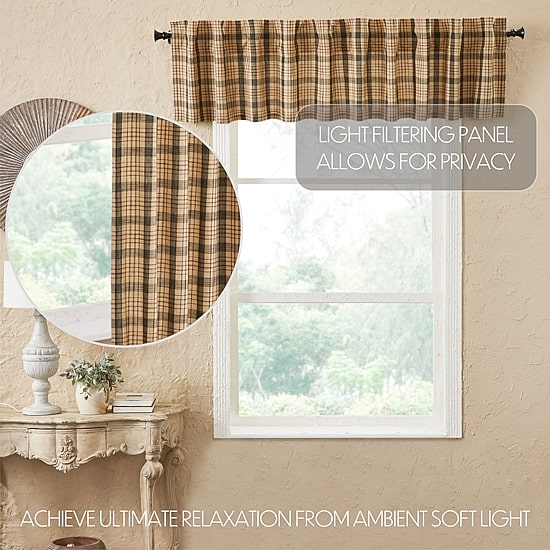 Vhc Brands Cider Mill Rod Pocket Tailored Valance