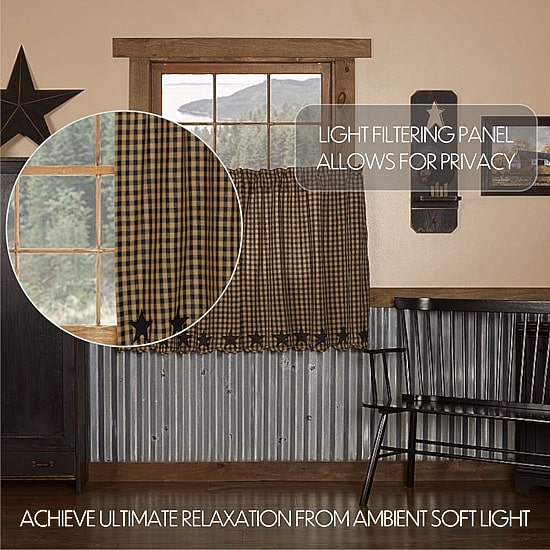 Vhc Brands Country Star 2-pc. Rod Pocket Window Tier