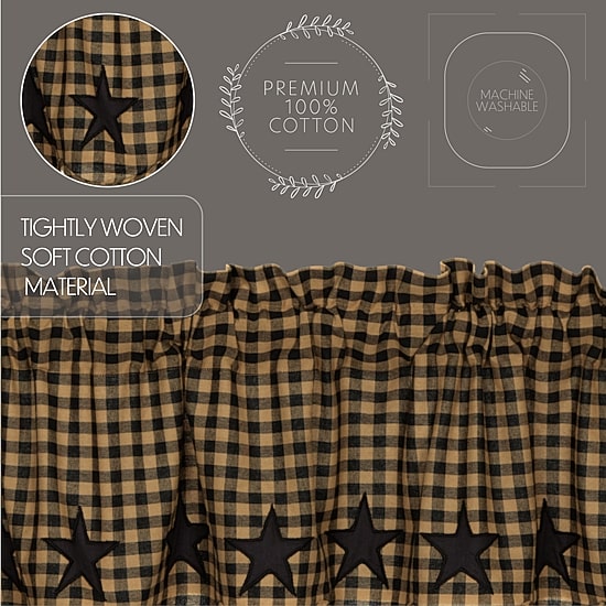 Vhc Brands Country Star 2-pc. Rod Pocket Window Tier