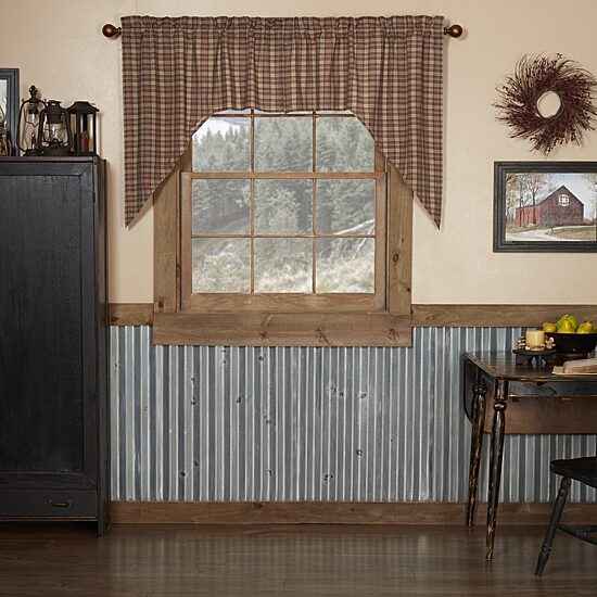 Vhc Brands Crosswoods Swag Rod Pocket Tailored Valance