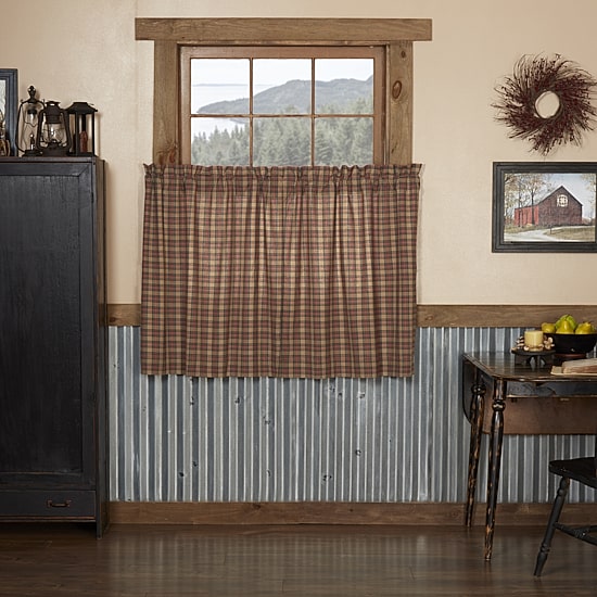 Vhc Brands Crosswoods 2-pc. Rod Pocket Window Tier