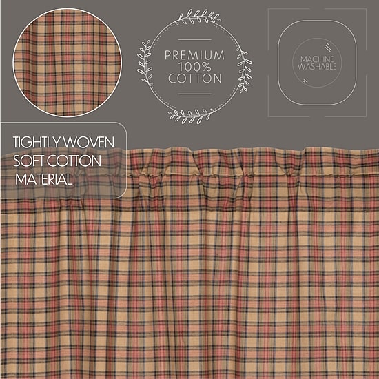 Vhc Brands Crosswoods 2-pc. Rod Pocket Window Tier